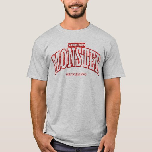 T-shirt Monstre de courant par le monstre officiel (Devant)