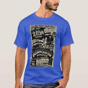 T-shirt Monstre de film d'horreur Momie Dracula Loup-garou
