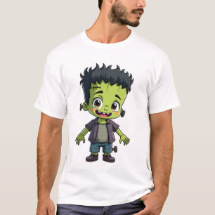 T-shirt Monstre de Frankenstein � Chemise de dessin animé 