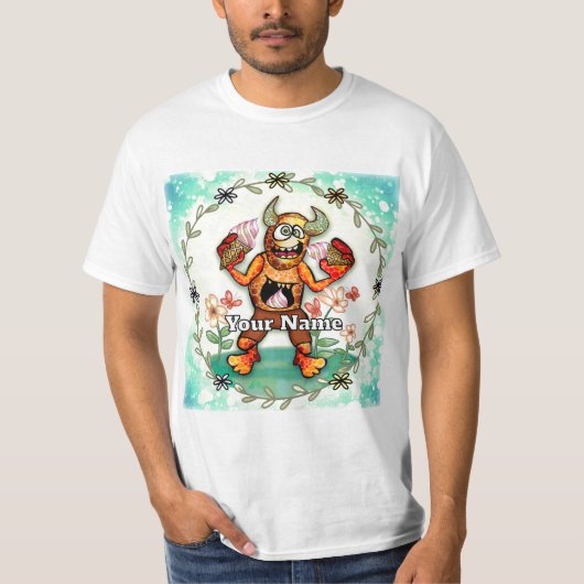 T-shirt Monstre de glace (Devant)