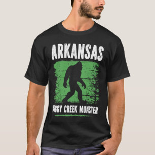 T-shirt Monstre de la crique Boggy de l'Arkansas cryptide 