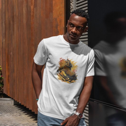 T-shirt Monstre de la licorne zombie