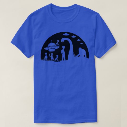 T-shirt Monstre De Loch Ness Avec S (Design devant)