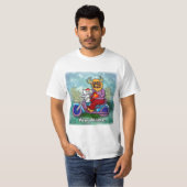 T-shirt Monstre de moto (Devant entier)