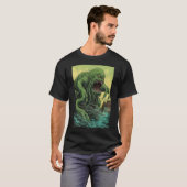 T-shirt Monstre de slime vert (Devant entier)
