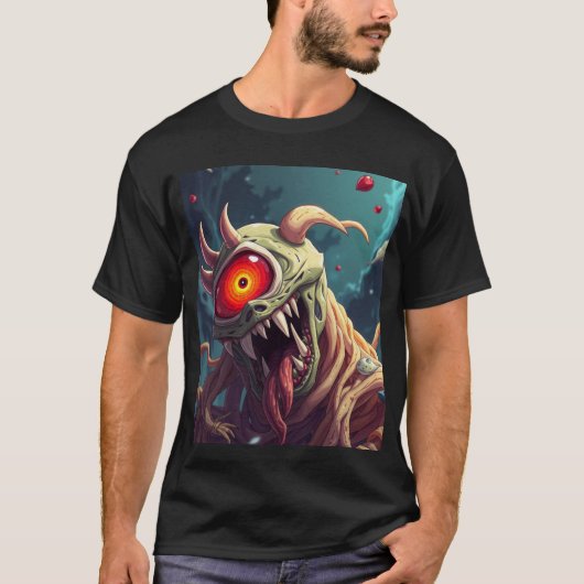 T-shirt Monstre de Spaghetti (Devant)