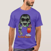 T-shirt monstre de vacances (Devant)