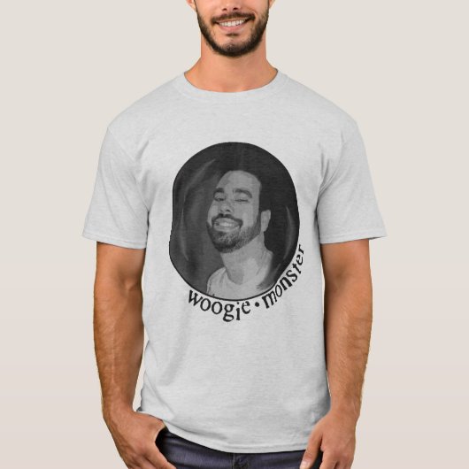 T-shirt Monstre de Woogie - customisé (Devant)