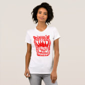 T-shirt Monstre d'horreur - Rouge (Devant entier)