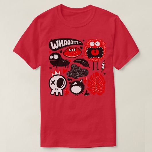 T-shirt Monstre Doodle 2 (Design devant)
