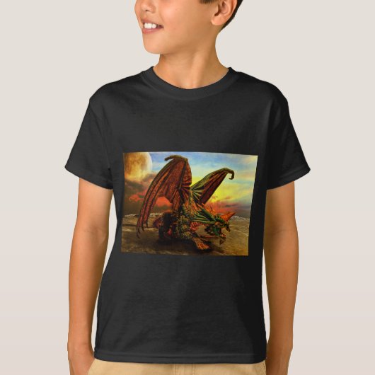 t-shirt monstre dragon (Devant)