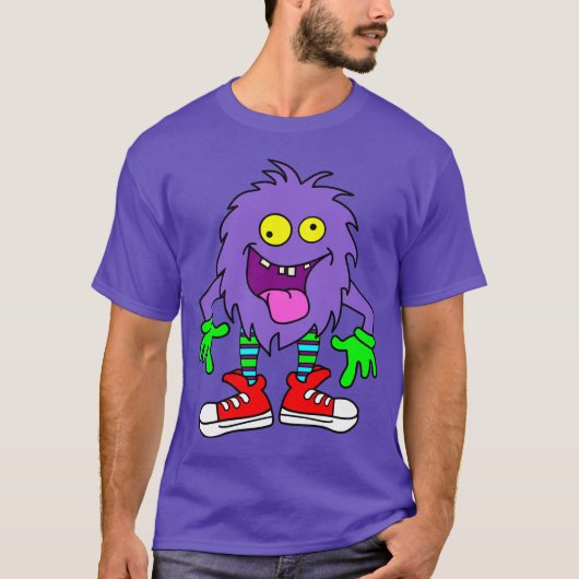 T-shirt monstre drôle de marionnette, (Devant)