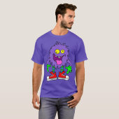 T-shirt monstre drôle de marionnette, (Devant entier)