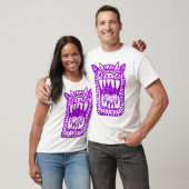 T-shirt Monstre effrayant - Violet (Unisexe)
