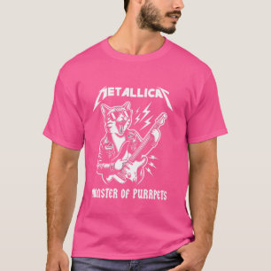 T-shirt Monstre En Métallicat De Purpets - Drôle Chat 1