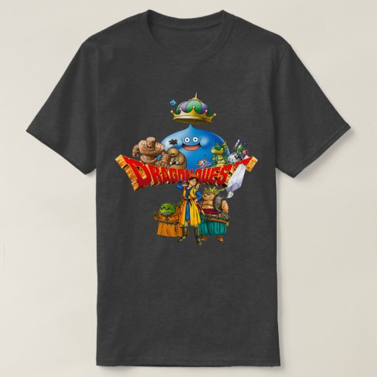 T-shirt Monstre et héros de Dragon Quest (Design devant)