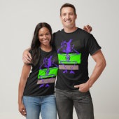 T-shirt Monstre Figure Crazy Stick (Unisexe)