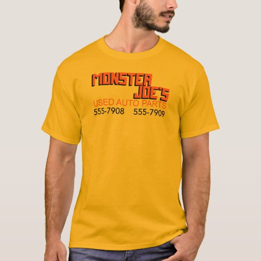 T-shirt monstre Joe (Devant)