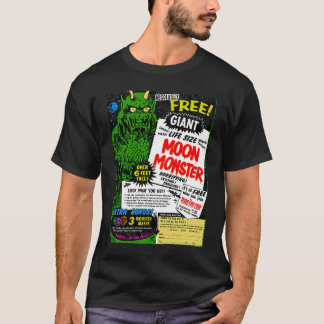 T-shirt Monstre Lune Taille Vie En Couleur