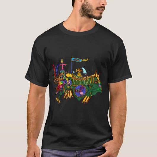 T-shirt monstre marin (Devant)