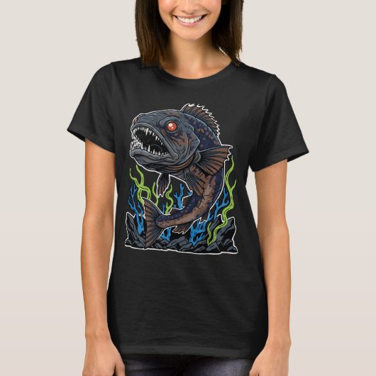 T-shirt Monstre marin poisson (Devant)