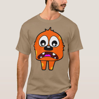 T-shirt Monstre orange