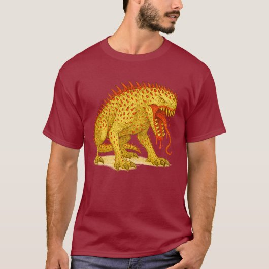 T-shirt Monstre pointu de l'Abysse (Devant)