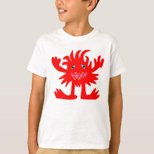 T-shirt Monstre rouge