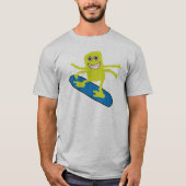 T-shirt Monstre Snowboard 4 Arm (Devant)