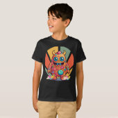 T-shirt Monstre Vibe Retro (Devant entier)