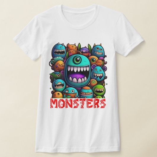 T-SHIRT MONSTRES (Poser)