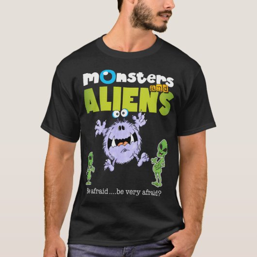 T-shirt Monstres Aliens V2 (Devant)