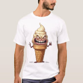 T-shirt Monstres alimentaires ICE CREAM CONE (Devant)