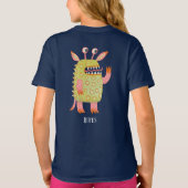 T-shirt Monstres amusants Personnalisé (Dos)