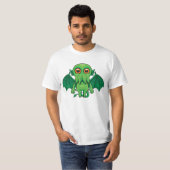 T-shirt Monstres de Cute Green (Devant entier)