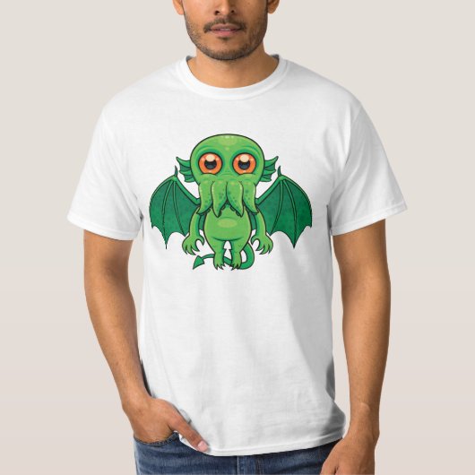 T-shirt Monstres de Cute Green (Devant)