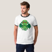 T-shirt Monstres de Cute Green (Devant entier)