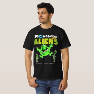 T-shirt Monstres et Aliens V3