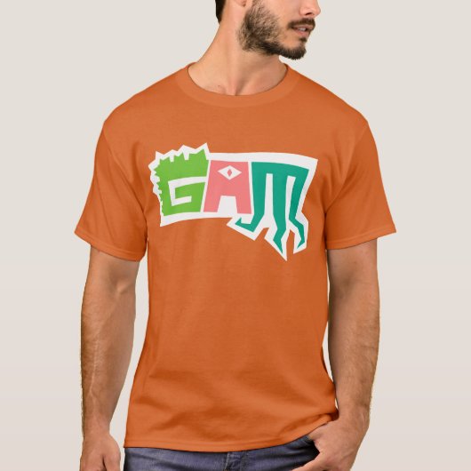 T-shirt Monstres fâchés géants (Devant)