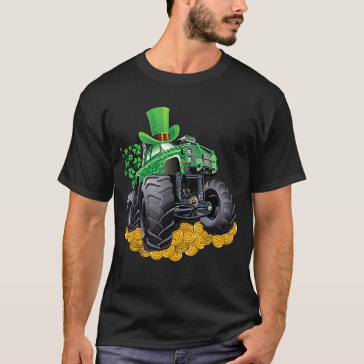 T-shirt Monstres lépreux Shamrock St Patrick Day B (Devant)