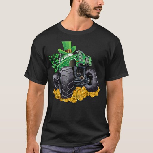 T-shirt Monstres lépreux Shamrock St Patrick Day B (Devant)