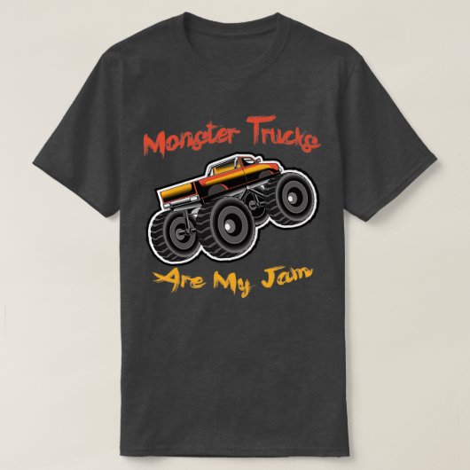 T-shirt Monstres Trucks sont ma jambe 2 (Design devant)