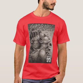 T-shirt Monstres Universels Mariée de Frankenstein 90e Ecl
