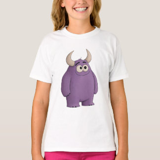 T-shirt Monstruo morado