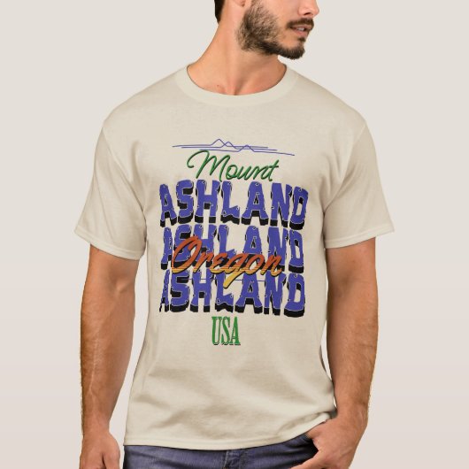 T-shirt Mont Ashland, Oregon (Devant)