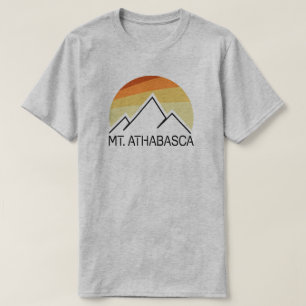 T-shirt Mont Athabasca Alberta Retro