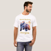 T-shirt Mont Bachelor - Oregon (Devant entier)