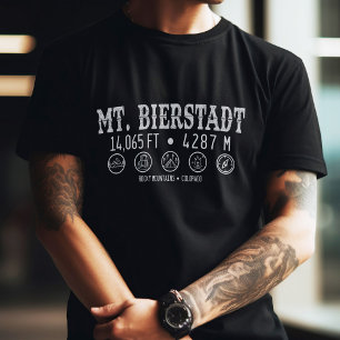 T-shirt Mont Bierstadt Colorado 14ers Escalade Fourteener