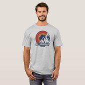 T-shirt Mont Bondcliff New Hampshire Sun Eagle (Devant entier)