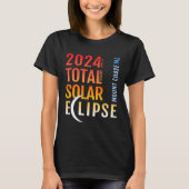 T-shirt Mont Chase Maine ME Total Solaire Eclipse 2024 5 (Devant)